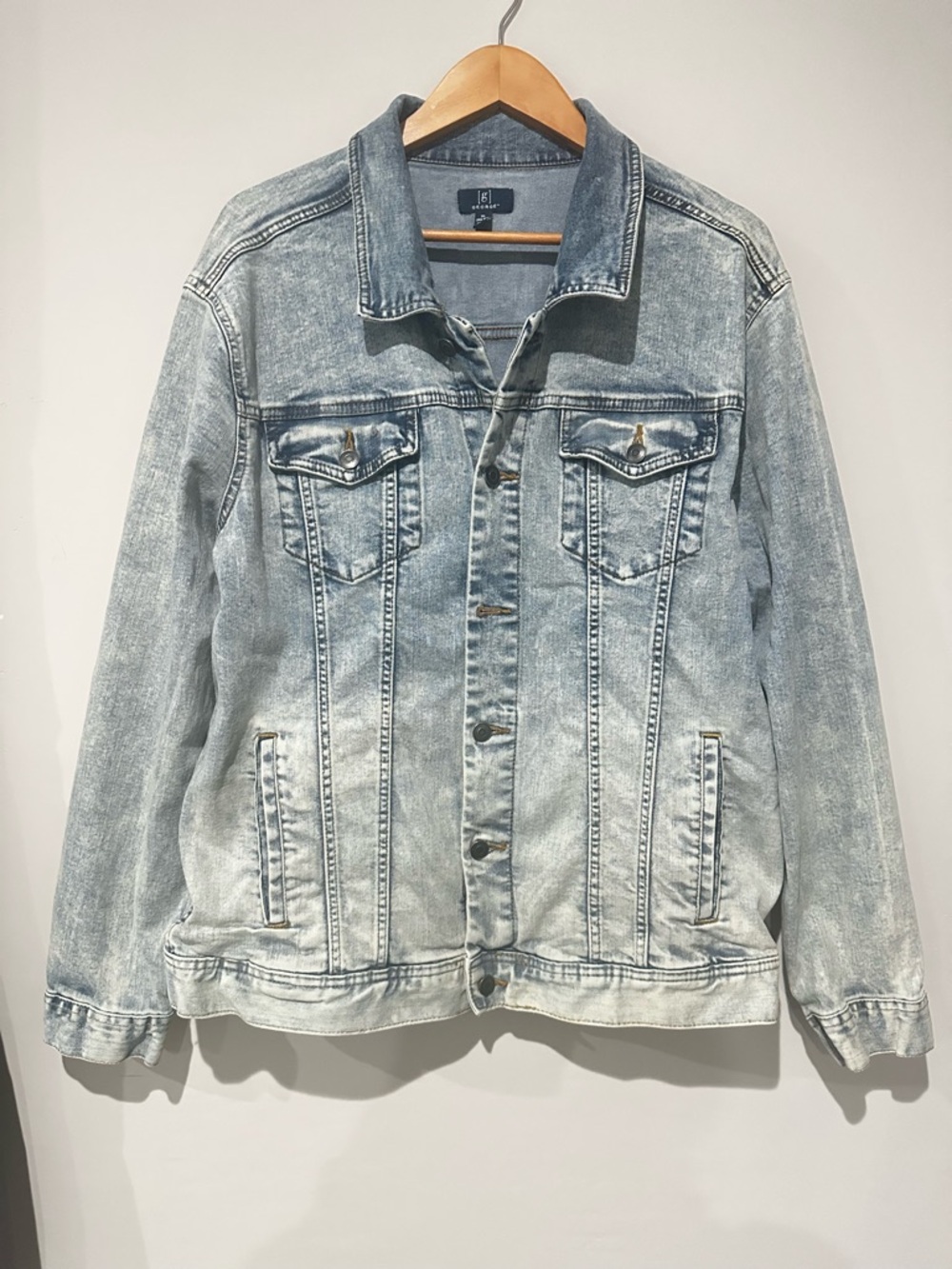 George Light Blue Denim Jacket - Casual Trucker